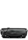 Givenchy Voyou Roller Grained Leather Cross-body Bag In Black