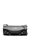 Givenchy Voyou Roller Leather Crossbody Bag In Black