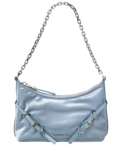 Givenchy Voyou Satin Party Bag In Blue