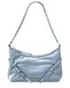 Givenchy Voyou Satin Party Bag In Grey