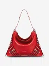 Givenchy Medium Voyou Bag In Leather With Multi-buckles In Voyou Line
