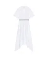 Givenchy Voyou Short-sleeved Dress In White