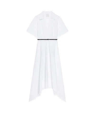 Givenchy Voyou Short-sleeved Dress In White