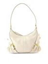 Givenchy Beige Textured Handbag With Gold-tone Hardware