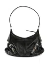 Givenchy Voyou Small Harness Handbag In Nappa In Black