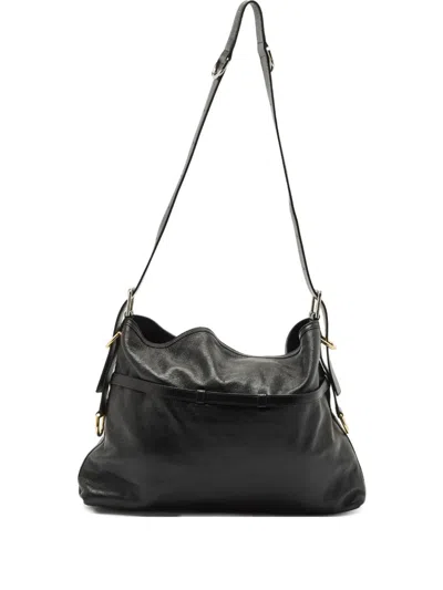 Pre-owned Givenchy Voyou Shoulder Bag In Black