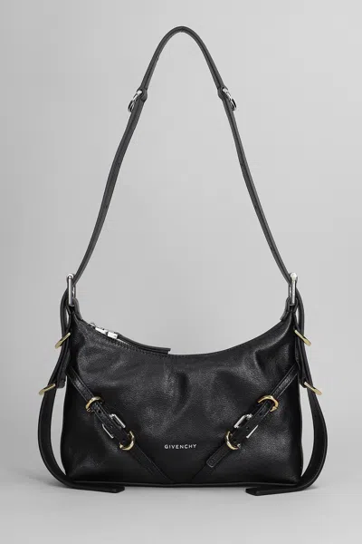 Givenchy Voyou Shoulder Bag In Black Leather