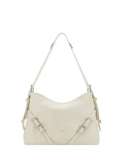 Givenchy Voyou Shoulder Bag In Ivory