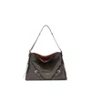 Givenchy Medium Voyou Calfskin Shoulder Bag With Buckle Fastening