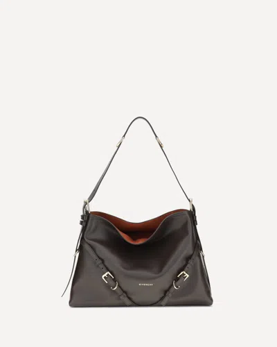 Givenchy Voyou Shoulder Bag Medium In Brown