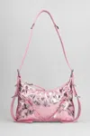 Givenchy Voyou Shoulder Bag In Rose-pink Leather In Pink
