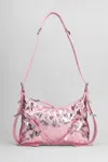 Givenchy Voyou Shoulder Bag In Rose-pink Leather In Rose-pink