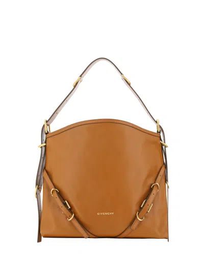 Givenchy Voyou Shoulder Bag In Brown
