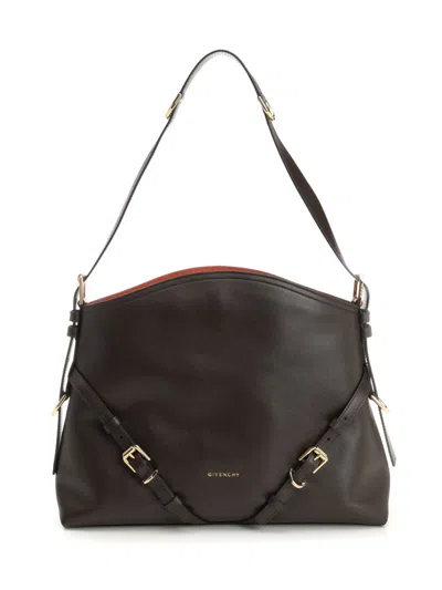 Givenchy Voyou Shoulder Bags Brown