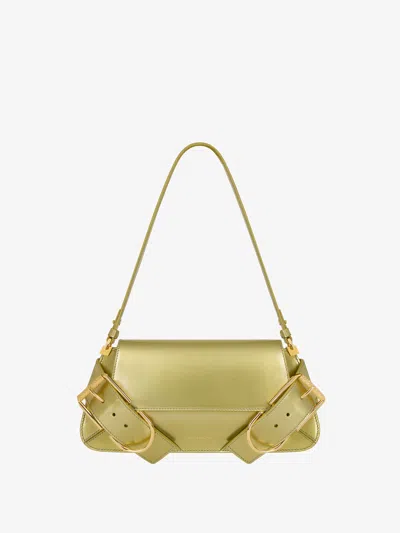 Givenchy Voyou Shoulder Flap Bag In Patent Effect Leather In Multicolor