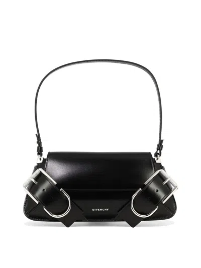 Givenchy "voyou Shoulder Flap" Shoulder Bag In Black
