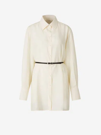 GIVENCHY GIVENCHY VOYOU SILK BLOUSE