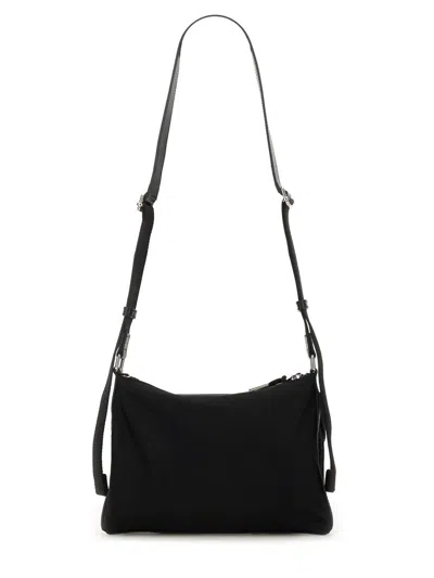 Givenchy Voyou Skinny Shoulder Bag In Black Leather