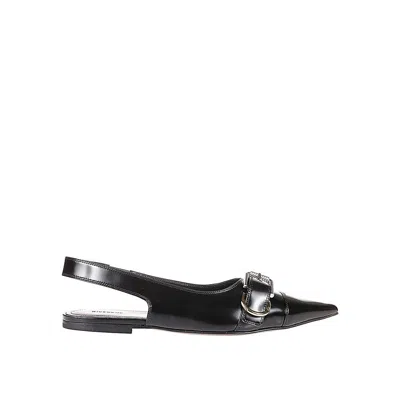 Givenchy Voyou Slingback Ballerina Flat In Black
