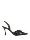 Givenchy Voyou 45mm Slingback Sandals In Black