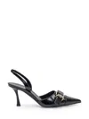 Givenchy Voyou 45mm Slingback Sandals In Black