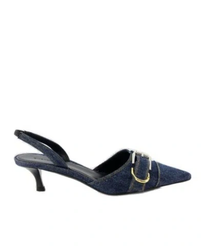 GIVENCHY GIVENCHY VOYOU SLINGBACK DENIM PUMPS