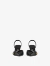 Givenchy Voyou Slingbacks In Leather In Black