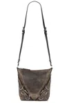 Givenchy Voyou Small Leather Crossbody Bag In Beige & Brown