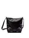 Givenchy Voyou Leather Small Crossbody Bag In Black  