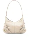Givenchy Beige Small Voyou Shoulder Bag In Neutral