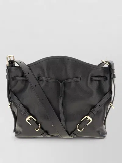 Givenchy Voyou Small Leather Bucket Shoulder Bag