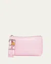Givenchy Voyou Small Pouch Bag In Leather With Buckle And Heart Lock Wristlet In Voyou Small Pouch
