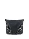 Givenchy Voyou Crossbody Bag In Leather In Black
