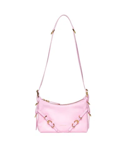 Givenchy Voyou Small Shoulder Bag In Pink