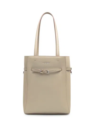 Givenchy Voyou Small Tote Bag In Beige