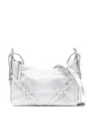 Givenchy Versatile Mini Crossbody Bag With Adjustable Strap In Silver