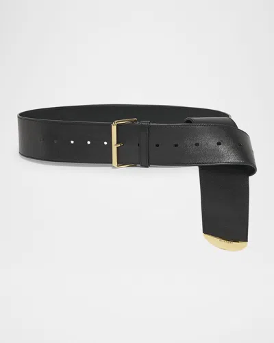 Givenchy Voyou Two-tone Metal Leather Belt