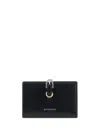 Givenchy Voyou Bifold Wallet In Tumbled Leather In Black