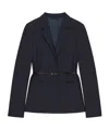 Givenchy Voyou Wool Suit Coat In Blue
