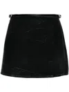 Givenchy Voyou Wrap Skirt In Black
