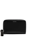 Givenchy Voyou Zip-around Leather Wallet In Black