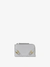 GIVENCHY VOYOU ZIPPED CARD HOLDER IN LEATHER