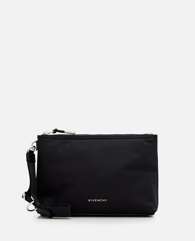 Givenchy Voyou Zipped Pouch In Black