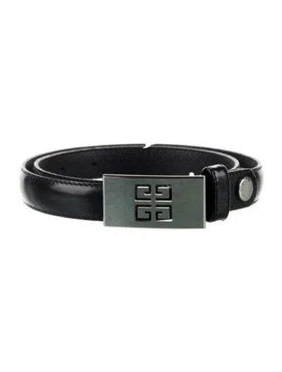 Pre-owned Givenchy Waist Belt Skinny Belt Kit In Black