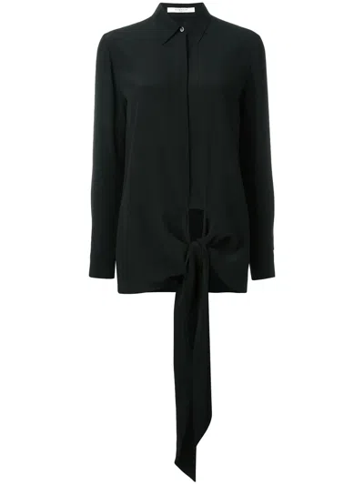 Givenchy Waist-tie Shirt In Black