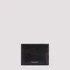 Givenchy Textured Leather Card Holder In Black