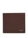 Givenchy Wallet In Grained Leather In Brown