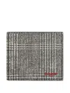 Givenchy Wallet In Houndstooth Effect Leather In Black
