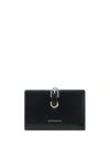 Givenchy Voyou Bifold Wallet In Tumbled Leather In Black
