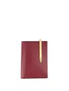 Givenchy Pinch Leather Wallet In Burgundy